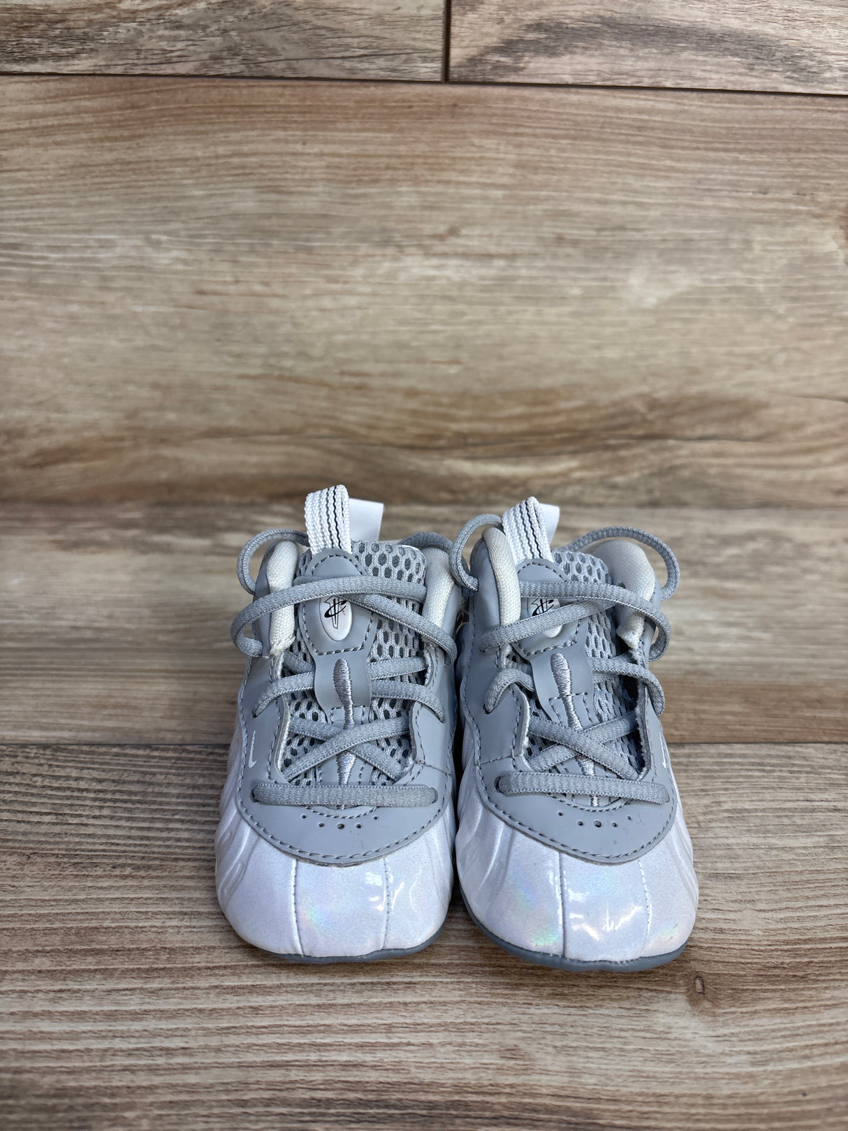 Nike Little Posite One Crib 'Light Solar Flare Heather' Sneakers sz 4c