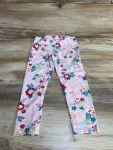 Shabby Chic Floral Leggings Pink sz 4T