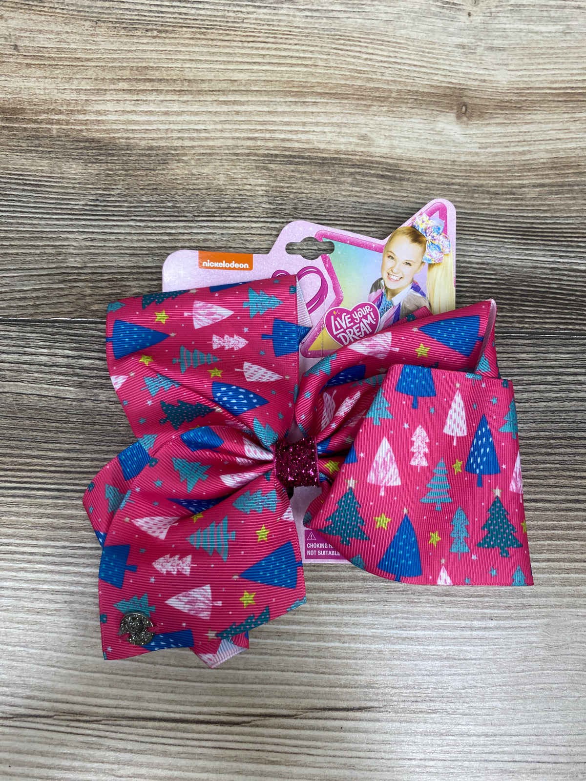 NEW Jojo Siwa Large Hair Bow - Christmas Trees