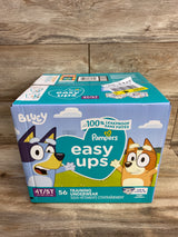NEW Box of Pampers Easy Ups Bluey Training Underwear 56ct. Size 4T/5T