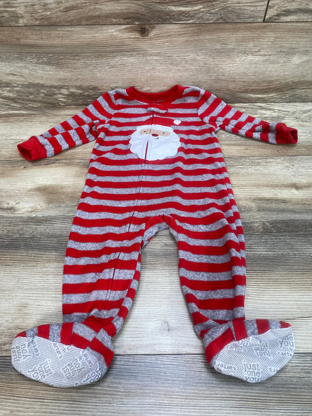 Just One You Striped Santa Blanket Sleeper Red sz 12m - Me n Mommy To Be