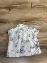 Button-Up Shirt White sz 12-18m
