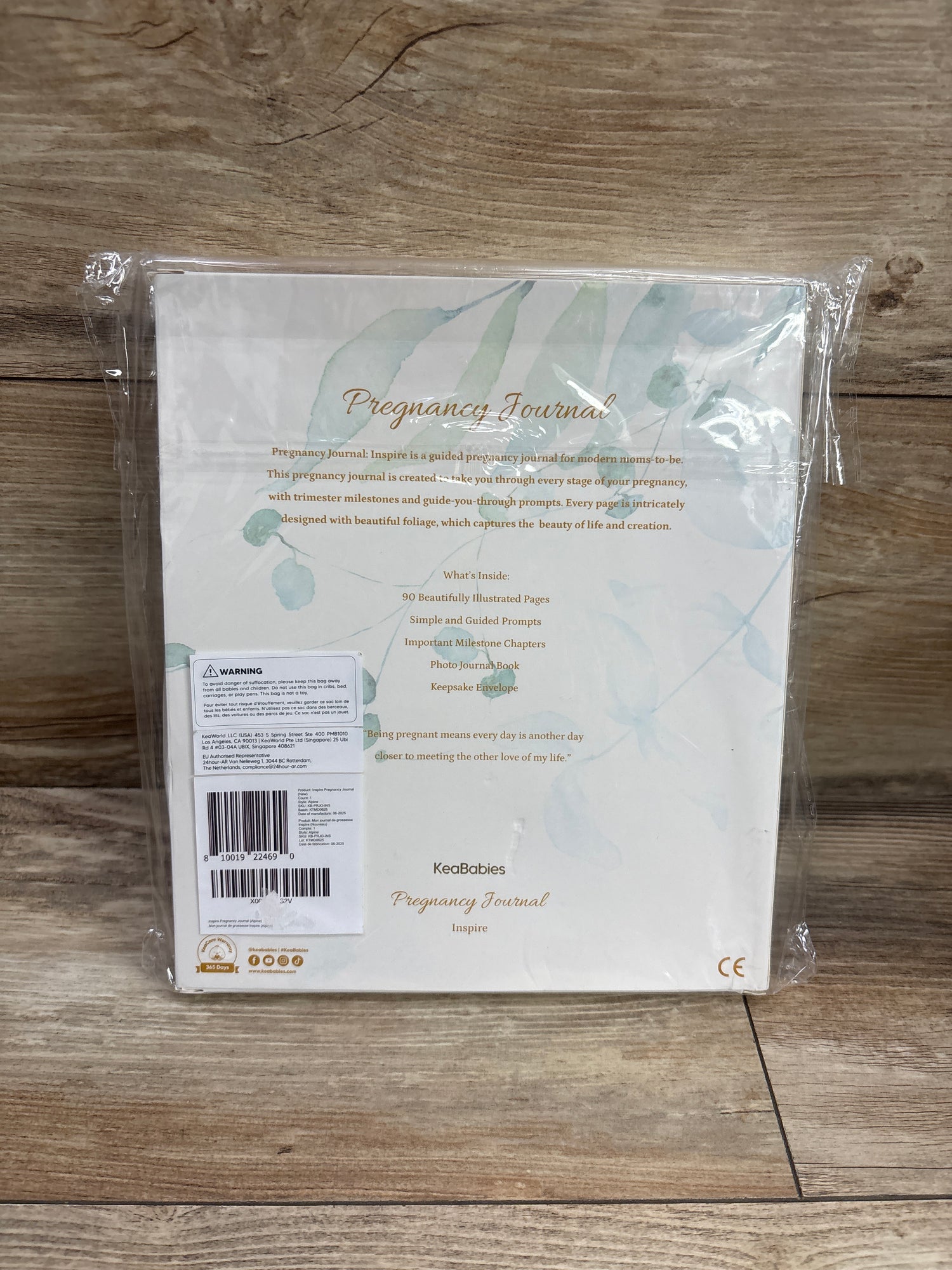NEW KeaBabies Pregnancy Journal for First Time Moms