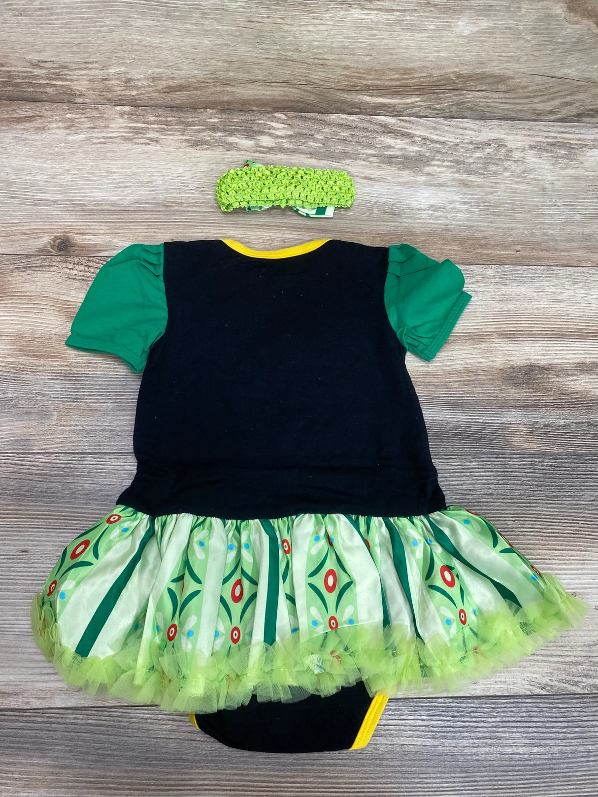 Frozen Anna Princess Costume Bodysuit Dress With Headband sz 12-18m - Me n Mommy To Be