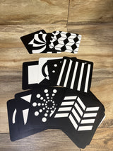 Beiens Black & White Visual Stimulus Cards 2pk 40pc