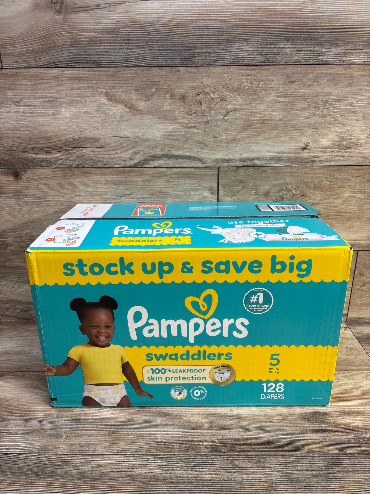 NEW Pampers Swaddlers Diapers Size 5, 128ct
