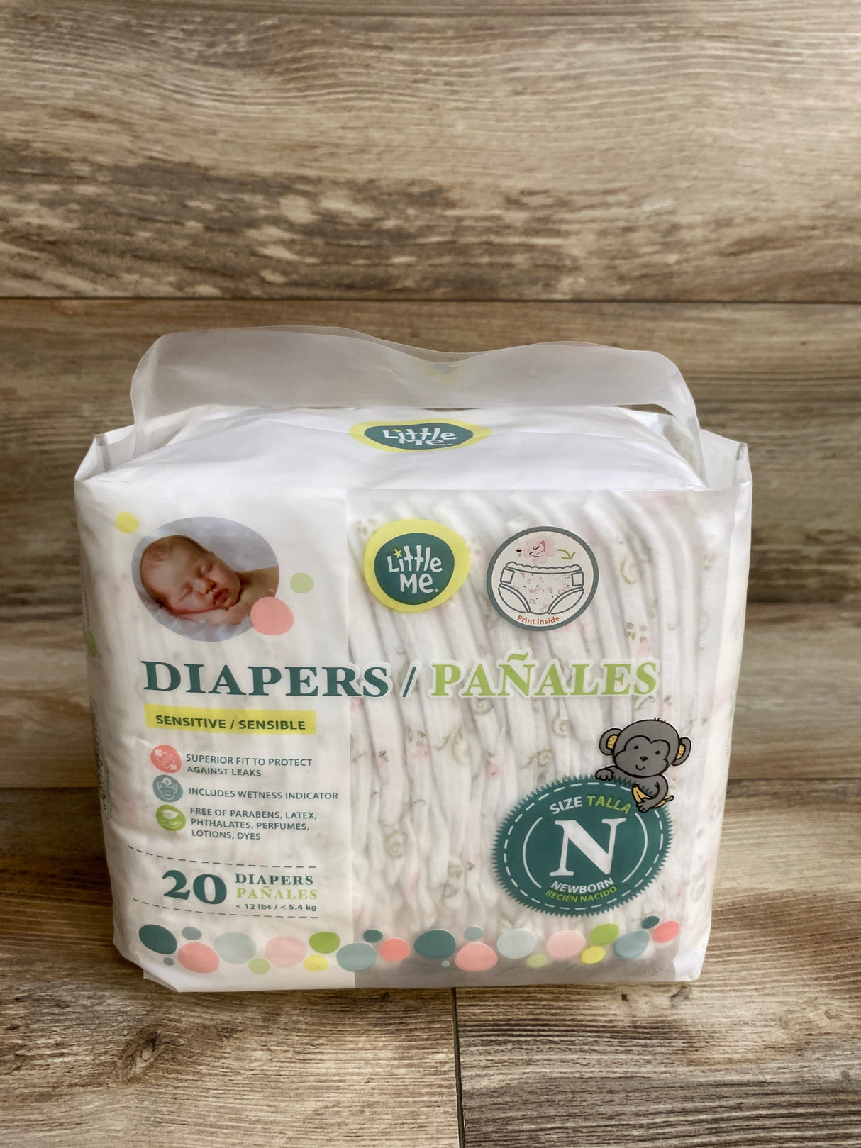 NEW Little Me Diapers Size Newborn 20ct