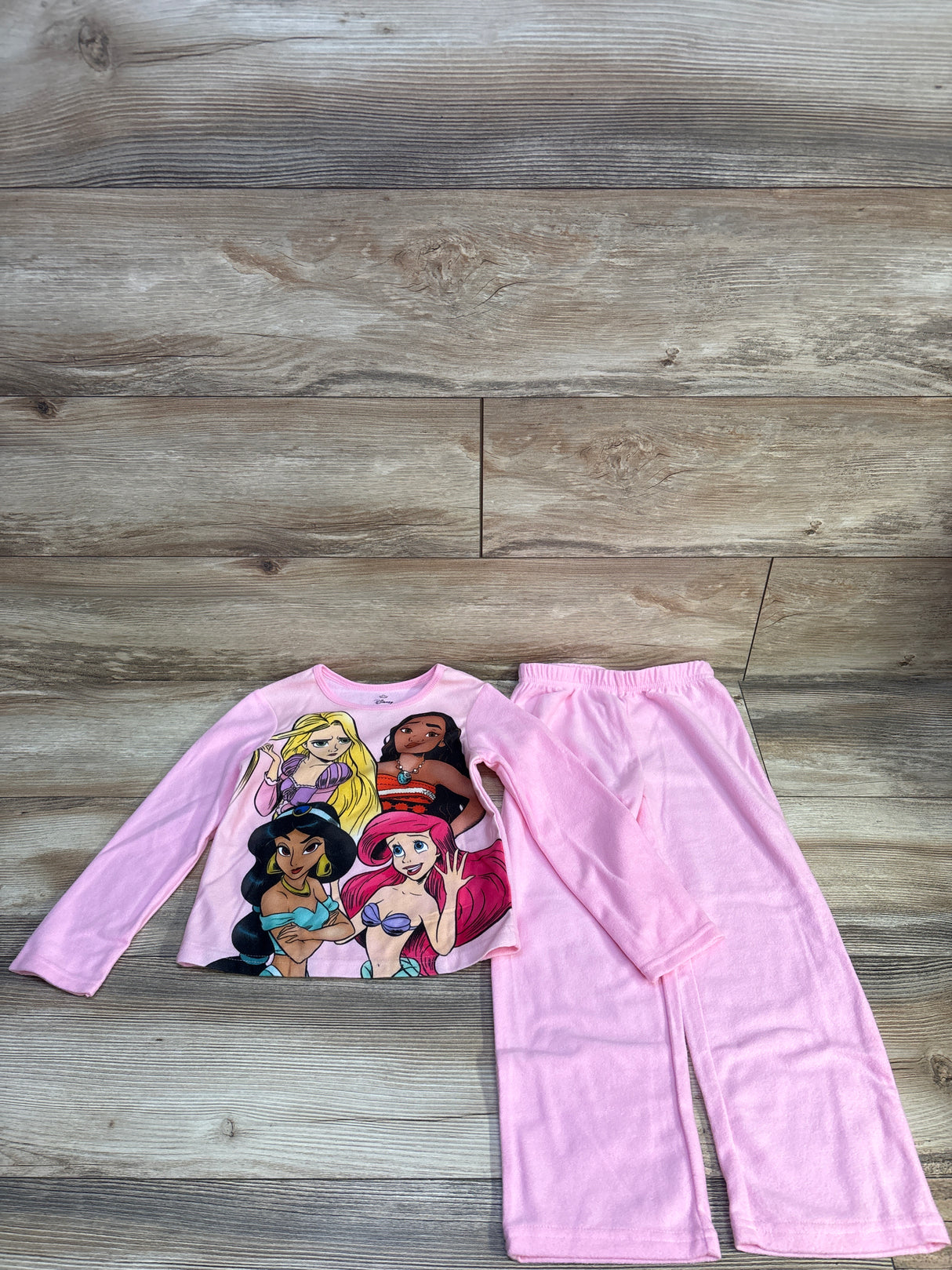 Disney Princess 2pc Pajama Set Pink sz 4/5T