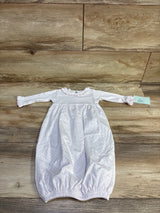 NEW Magnolia Baby Pima Cotton Sleep Gown White sz 0-3m