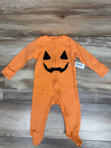 NEW Old Navy Jack-O-Lantern Sleeper Orange sz 6-9m