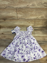 NEW Gap Kids Floral Cotton Sundress White sz 4/5T