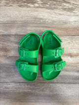 Cat & Jack Ade Blown EVA Sandals Green sz 9c