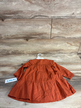 NEW Carter's 2pc Textured Dress & Bloomers Rust sz 9m