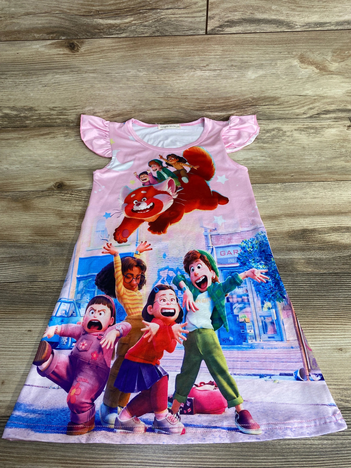 Turning Red Nightgown Pink sz 2T