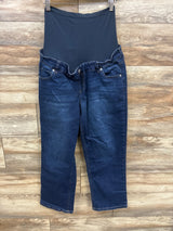 Time & Tru Maternity Full Panel Jeans Navy sz Large