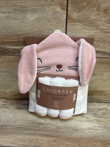 NEW Chick Pea 4pc Bath Towel Set Pink Bunny