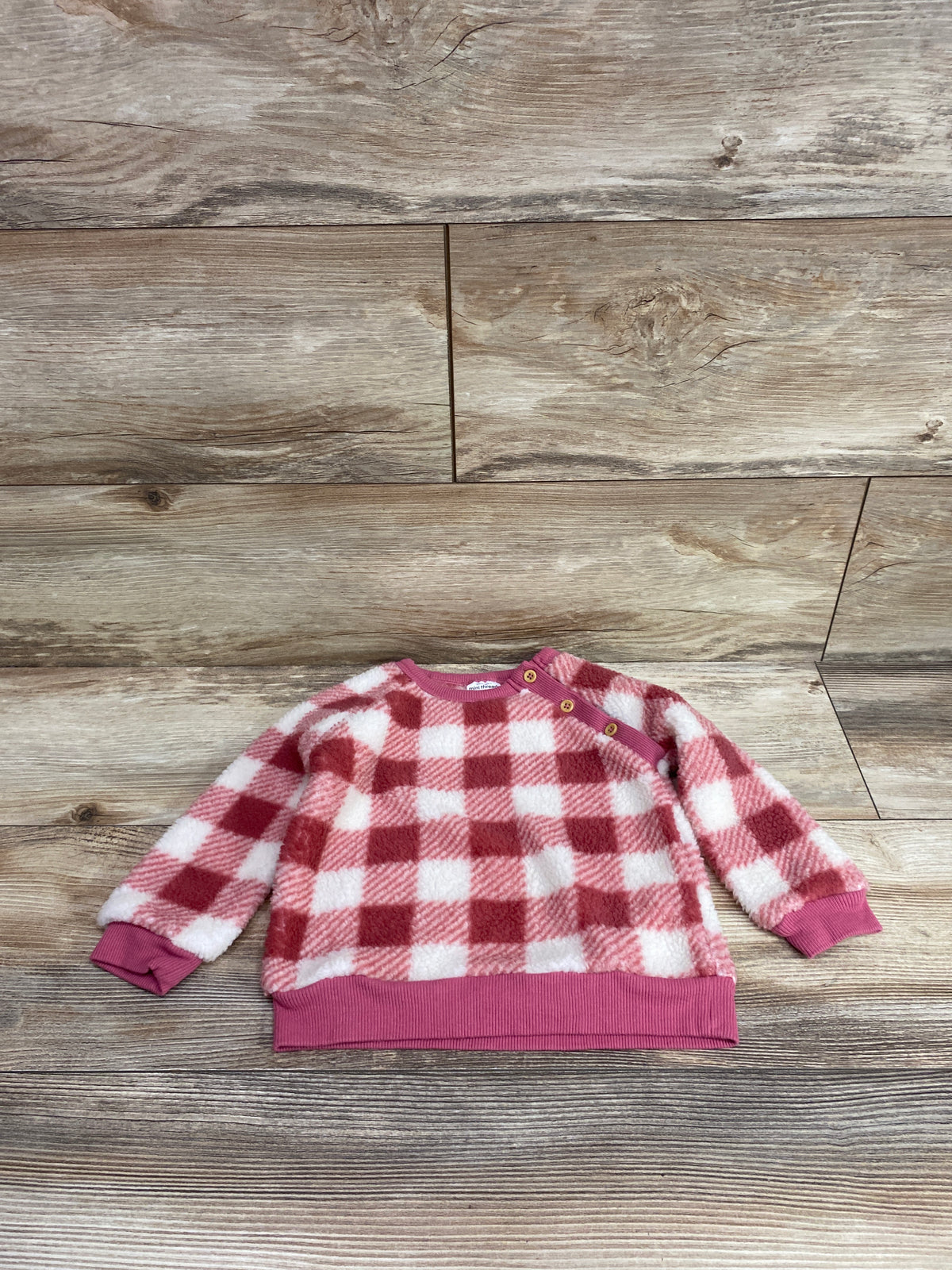 Mini Threads Sherpa Sweatshirt Pink sz 18m