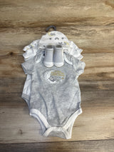 NEW Little Beginnings 5pc Layette Set Grey sz 3-6m