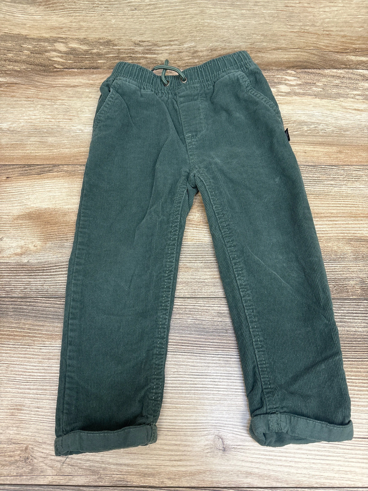 American Hawk Corduroy Drawstring Pants Green sz 3T