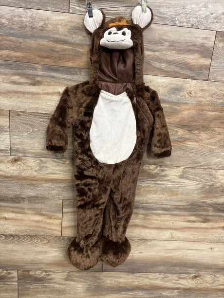 Monkey Hooded Costume Brown sz 18-24m - Me n Mommy To Be