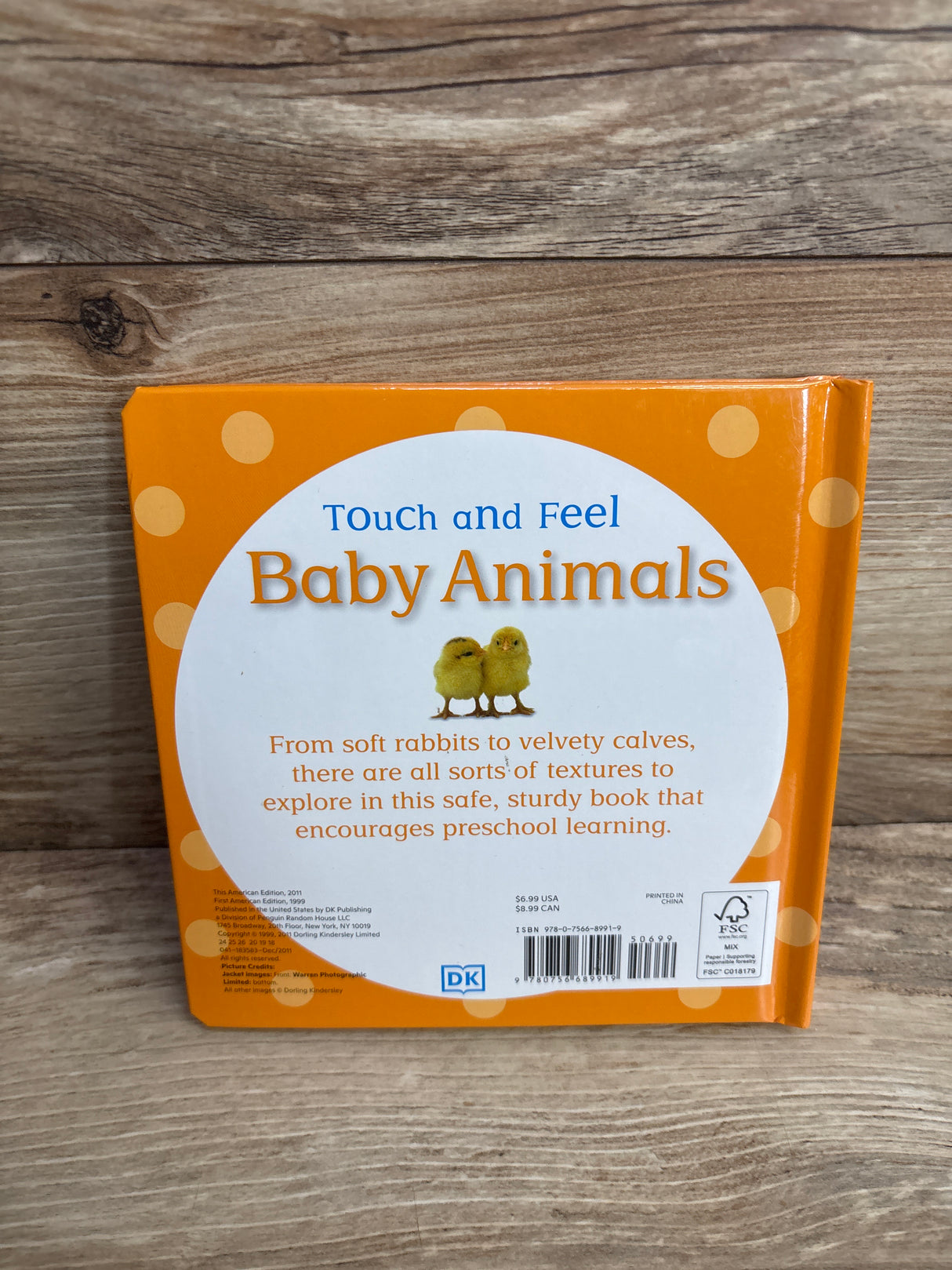 DK Touch and Feel Baby Animals Board Book
