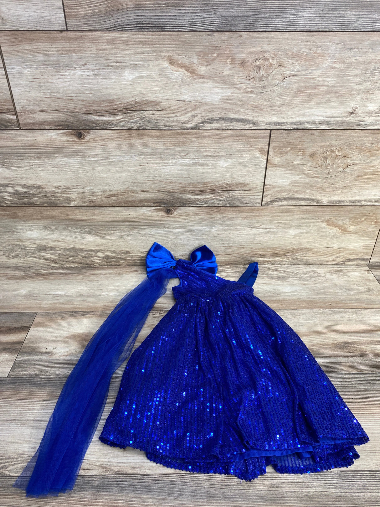 Alisa & Leo Sequin Dress Blue sz 4T