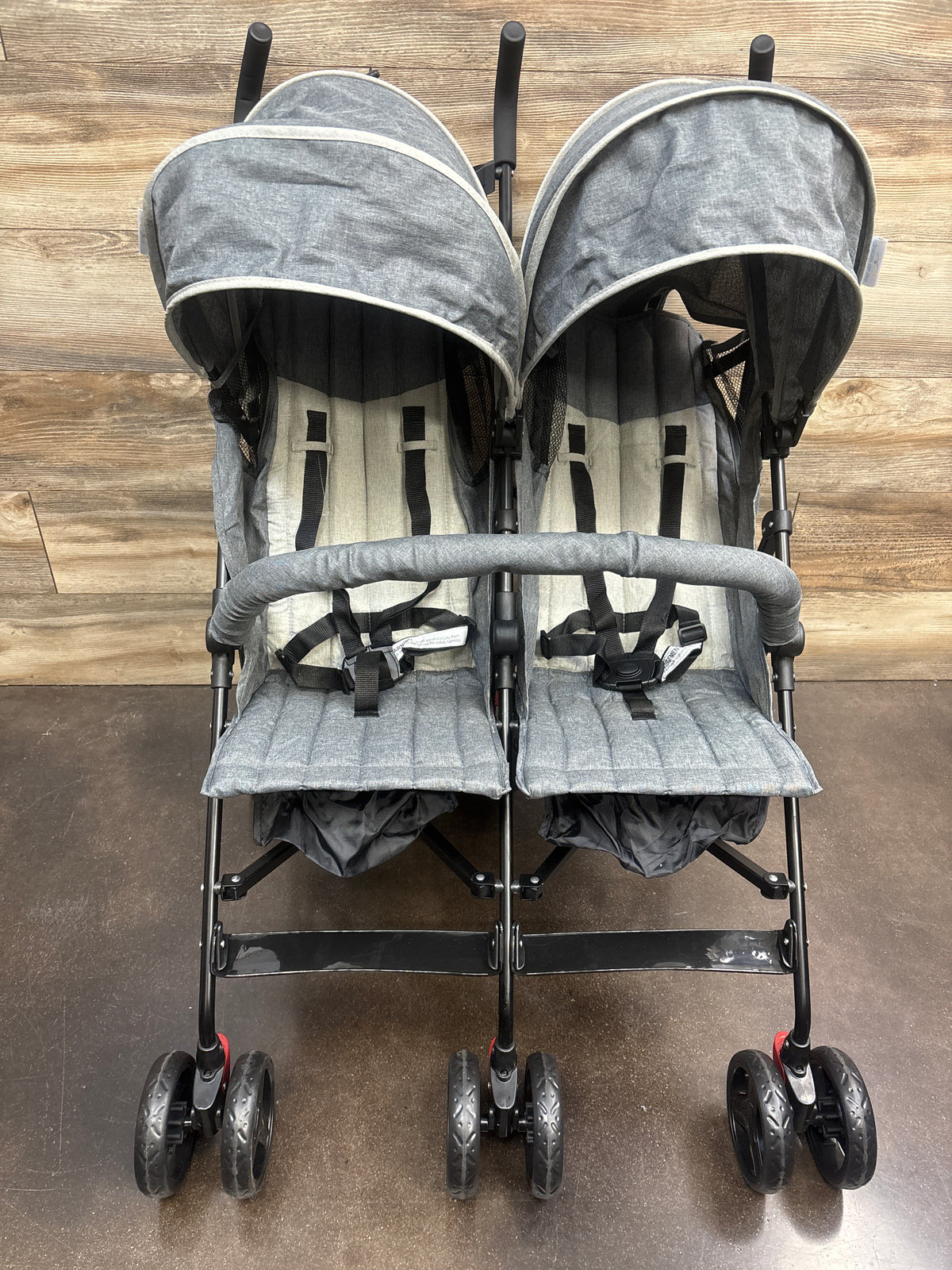 Dream On Me Volgo Twin Umbrella Stroller, Grey