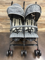 Dream On Me Volgo Twin Umbrella Stroller, Grey