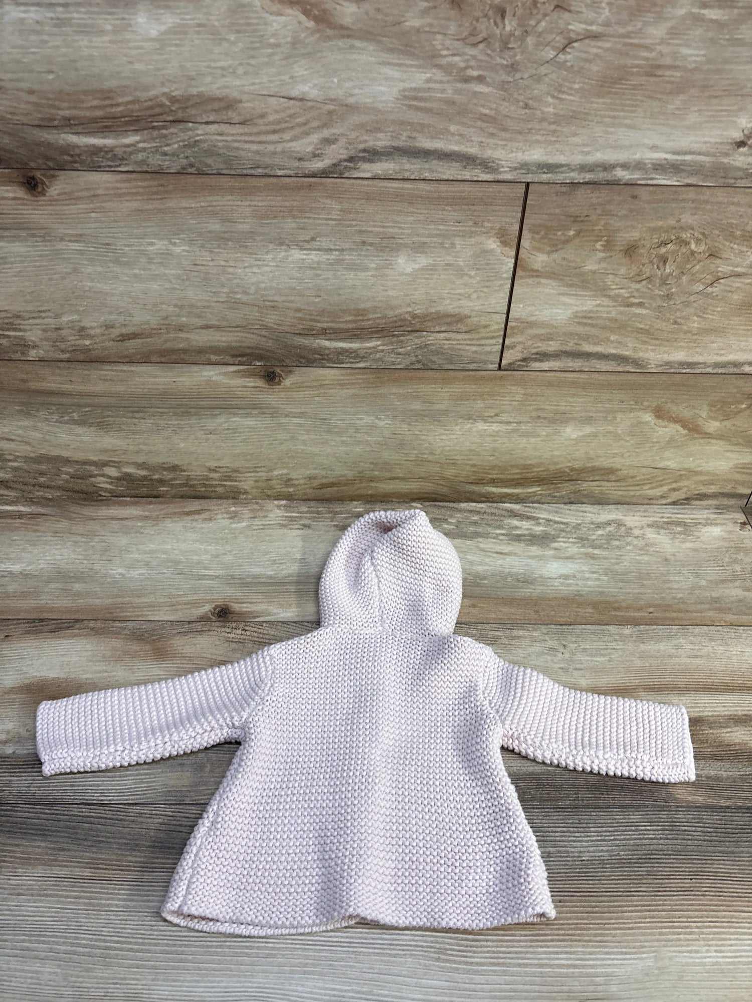 Nordstrom Knit Hooded Cardigan Pink sz 6m