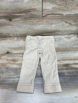 Drawstring Pull On Pants Beige sz 2T