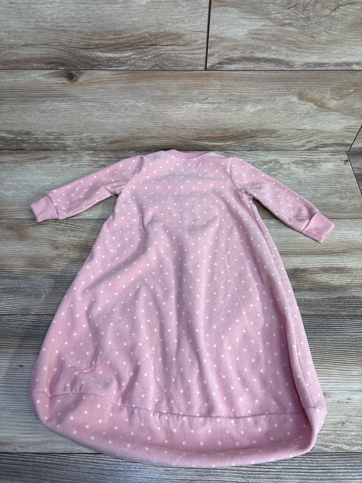 Carter's Polka Dot Fleece Sleep Bag Pink sz 0-3m