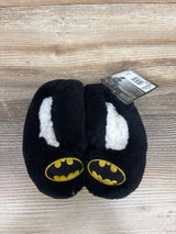 NEW DC Batman Snuggle Toes Plush Slippers Black sz 2-3T (5c)