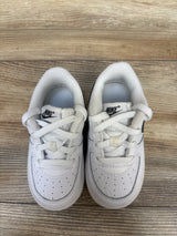 Nike Force 1 TD 'White Black' Sneakers sz 6c