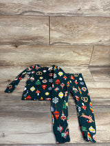 Old Navy 2pc Christmas Pajama Set Green 2T
