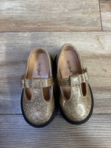Cat & Jack Wende T-Strap Mary Jane Shoes Gold sz 5c