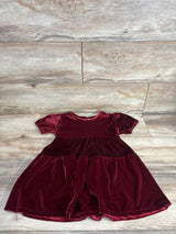 Zara Velvet Dress Burgundy sz 3-4T
