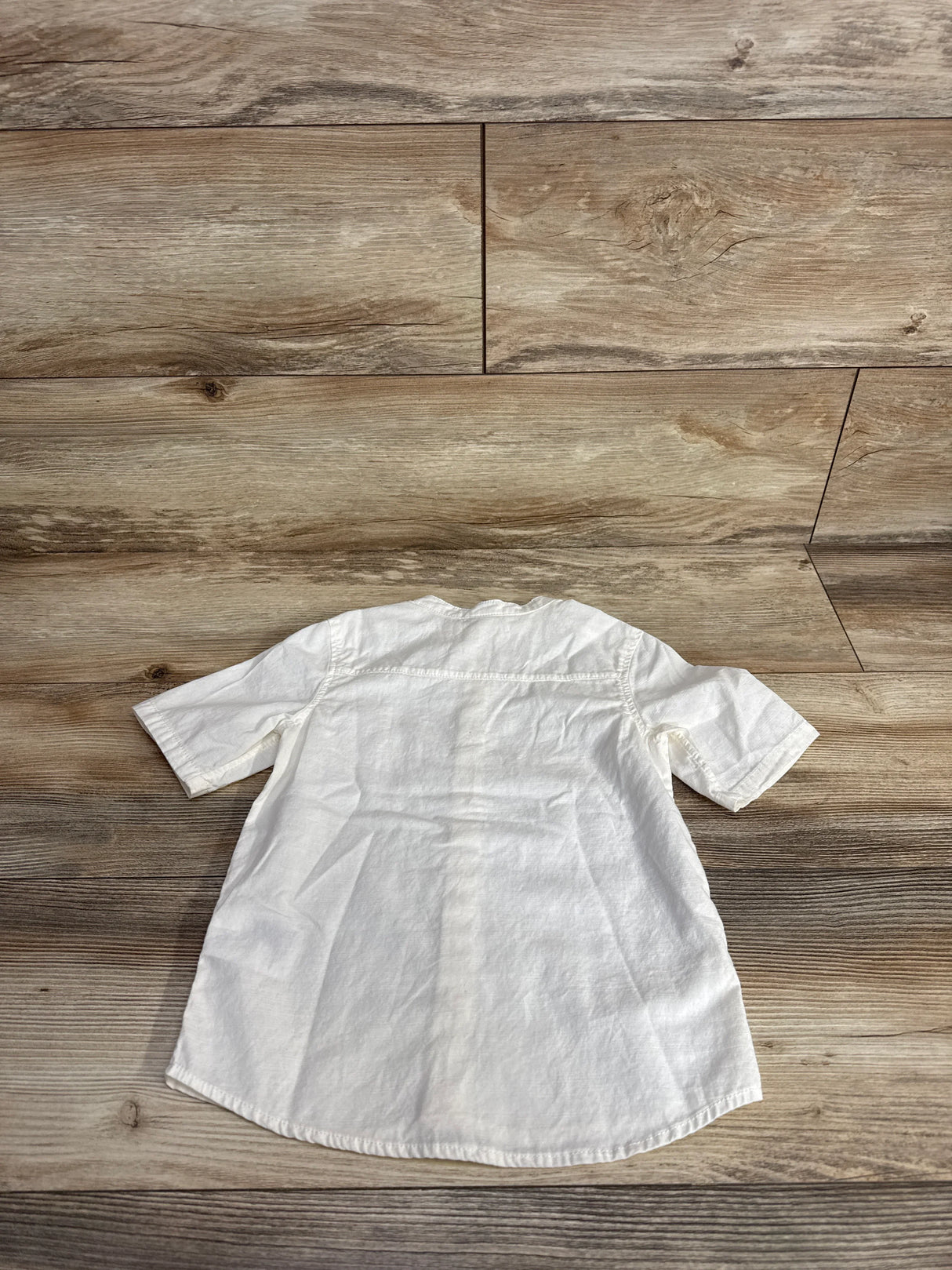 H&M Button Up Shirt White sz 4T