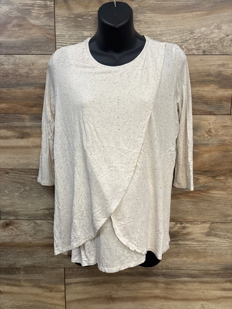 Motherhood Maternity Tulip Hem Nursing Shirt sz Small - Me n Mommy To Be