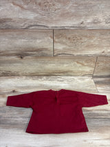 Petit Bateau Long Sleeve Shirt Red sz 12m