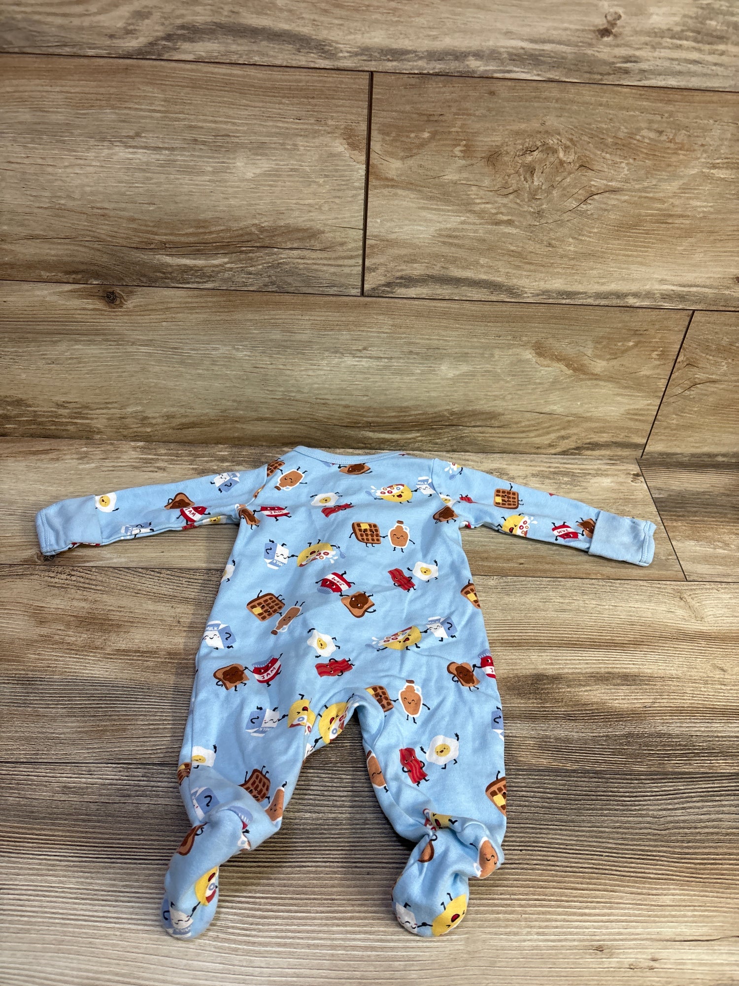 Wonder Nation Breakfast Sleeper Blue sz 0-3m