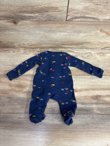 Simple Joys Truck Print Sleeper Navy sz Newborn