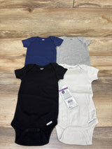 NEW Gerber 4pk Bodysuits Grey sz 0-3m
