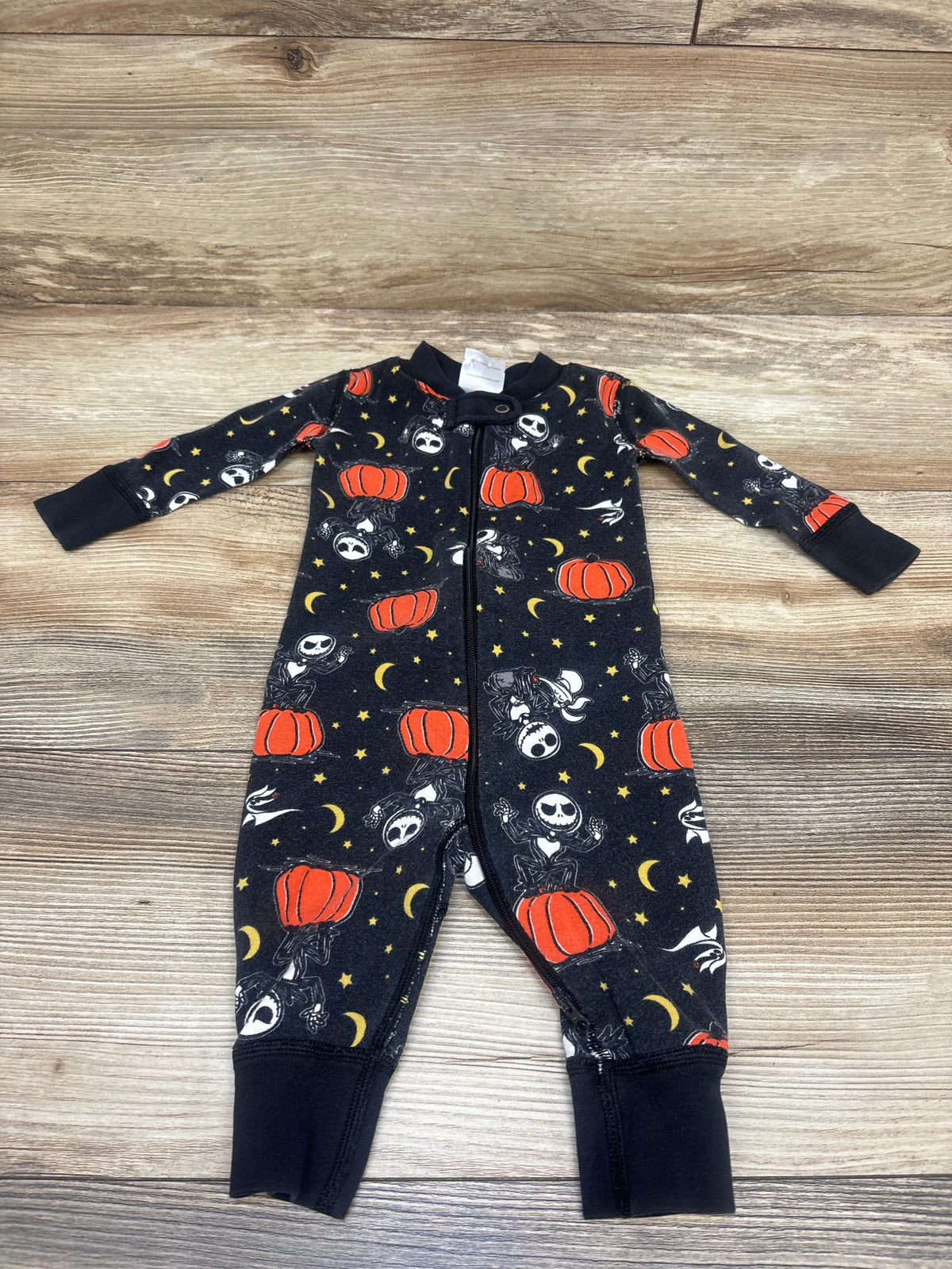 Hanna Andersson x Disney The Nightmare Before Christmas Sleeper Black sz 3-6m
