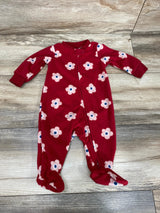 Carter's Floral Blanket Sleeper Red sz 3m