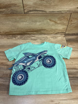 Monster Jam Shirt Teal sz 3T