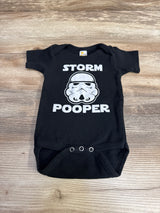 Laughing Giraffe Storm Pooper Bodysuit Black sz 3-6m