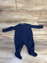 Ralph Lauren Cotton Jersey Footed Coverall Navy sz 3m