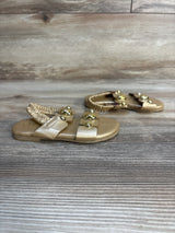 NWOT Sara Lucky Sandals Gold sz 7c