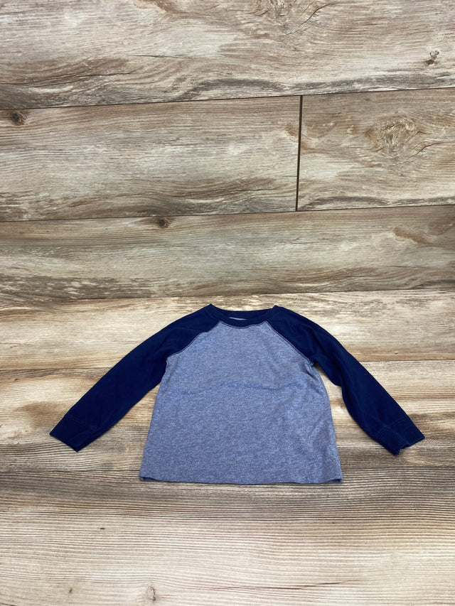 Cat & Jack Raglan Shirt Blue sz 18m - Me n Mommy To Be