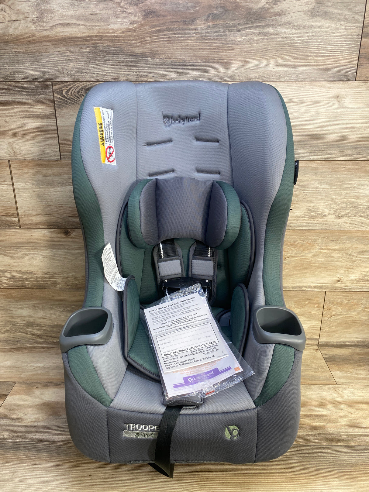 NEW Baby Trend Trooper 3-in-1 Convertible Car Seat in Dash Sage